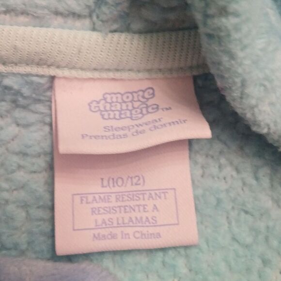 More then Magic Mermaid scale sleepwear hooded onsie Sz L 10/12 - Picture 8 of 8
